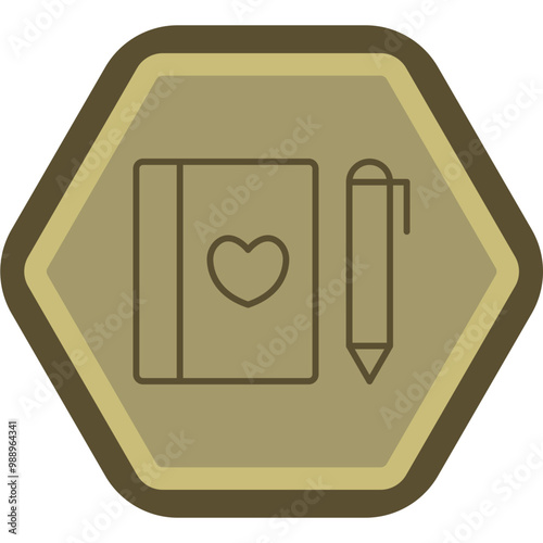 Journaling Vector Icon Design