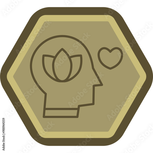 Mindful Vector Icon Design
