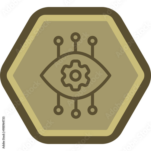 Surveillance Vector Icon Design