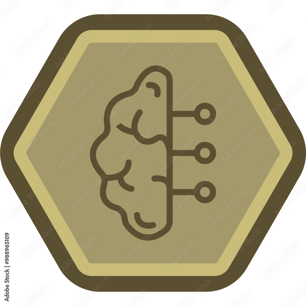 Machine Learning Vector Icon Design