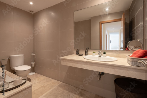modern bathroom interior