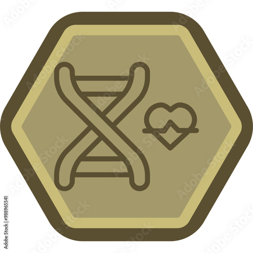 Genetics Vector Icon Design