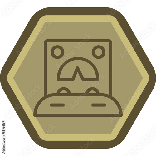 Galvanometer Icon Design photo