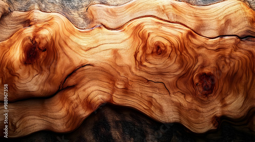 Wallpaper Mural Abstract Wood Texture with Brown and Black Tones Illustration Torontodigital.ca