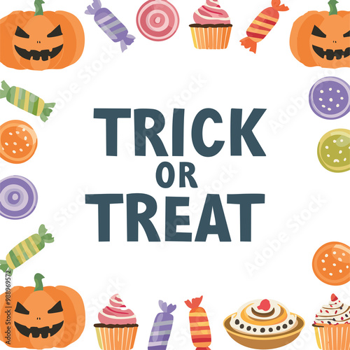 Wallpaper Mural 'Trick or Treat' Halloween decor Torontodigital.ca