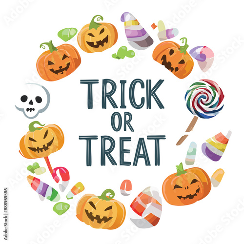 Wallpaper Mural 'Trick or Treat' Halloween decor Torontodigital.ca