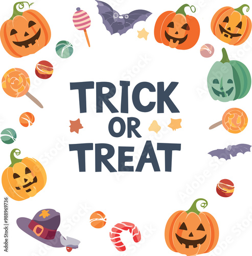 Wallpaper Mural 'Trick or Treat' Halloween decor Torontodigital.ca