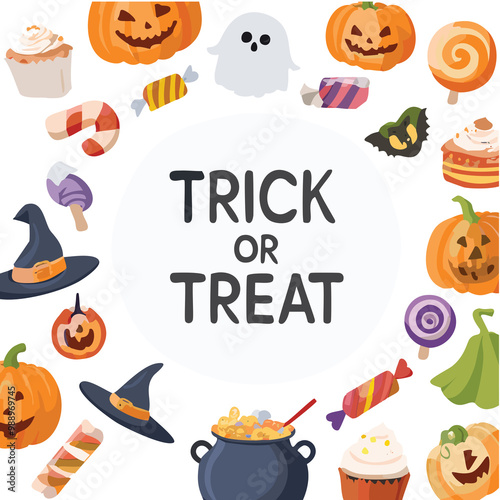 Wallpaper Mural 'Trick or Treat' Halloween decor Torontodigital.ca