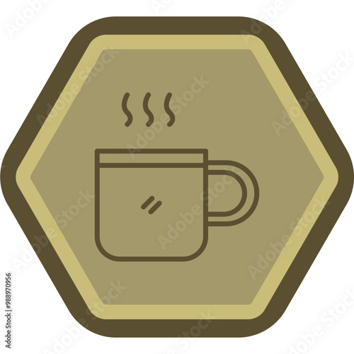 Hot Coffee Icon Design