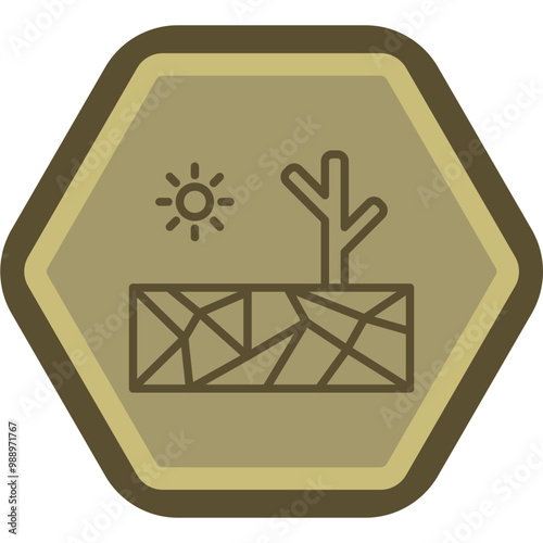 Drought Icon Design