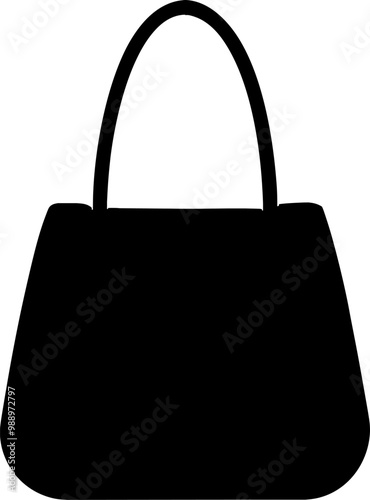 Vektor Silhouette Handtasche