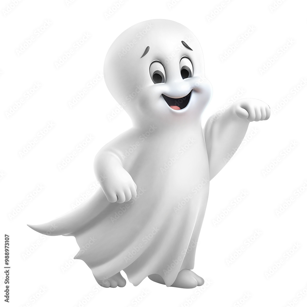 3d cartoon-style illustration of a friendly,smilling Casper like ghost isolated on transparent background,png image, This image is associated with halloween themes. 3d cartoon-style illustration of a friendly,smilling Casper like ghost isolated on transparent background,png image, This image is associated with halloween themes.