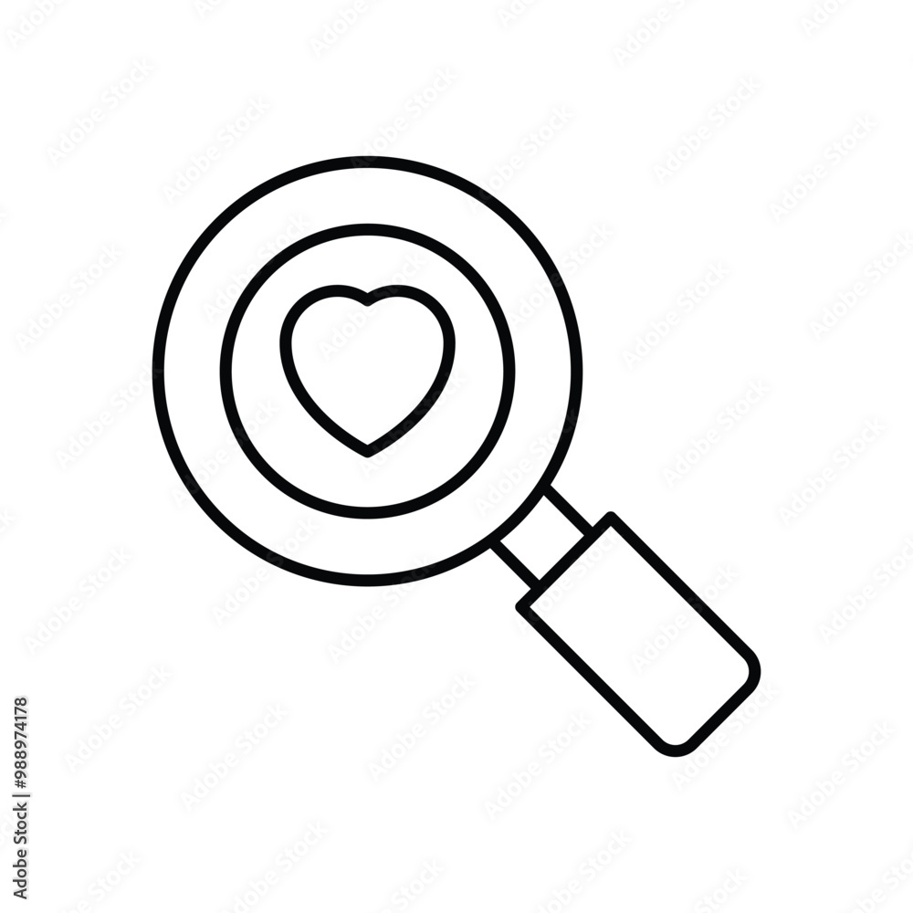 Search vector icon stock illustration Search vector icon stock illustration