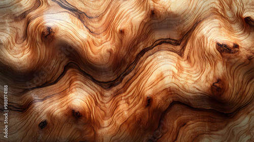 Abstract Wood Grain Texture Background