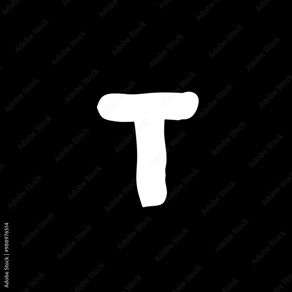 Animated Handwritten letter T on a black background. Animated Handwritten letter T on a black background.