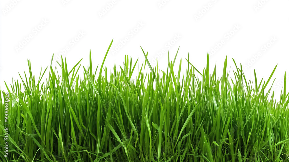Green grass isolated on a white background Green grass isolated on a white background