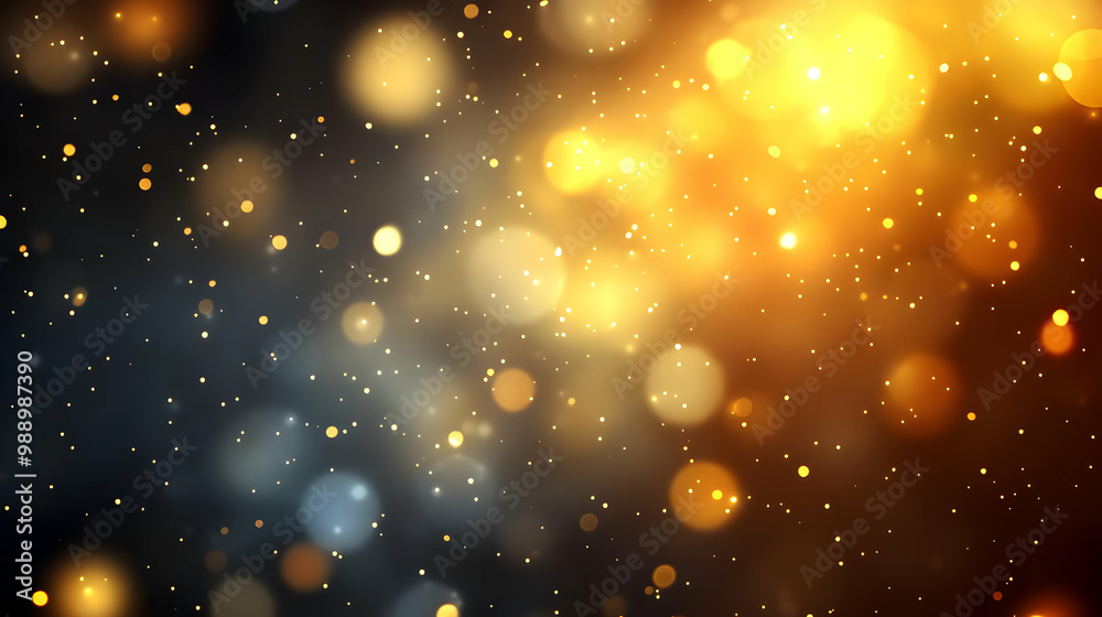 Golden Bokeh Lights: Abstract Background for Videos Golden Bokeh Lights: Abstract Background for Videos