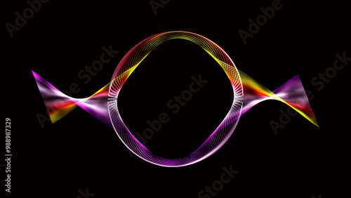 Glowing Futuristic Plasma Circle / Globe