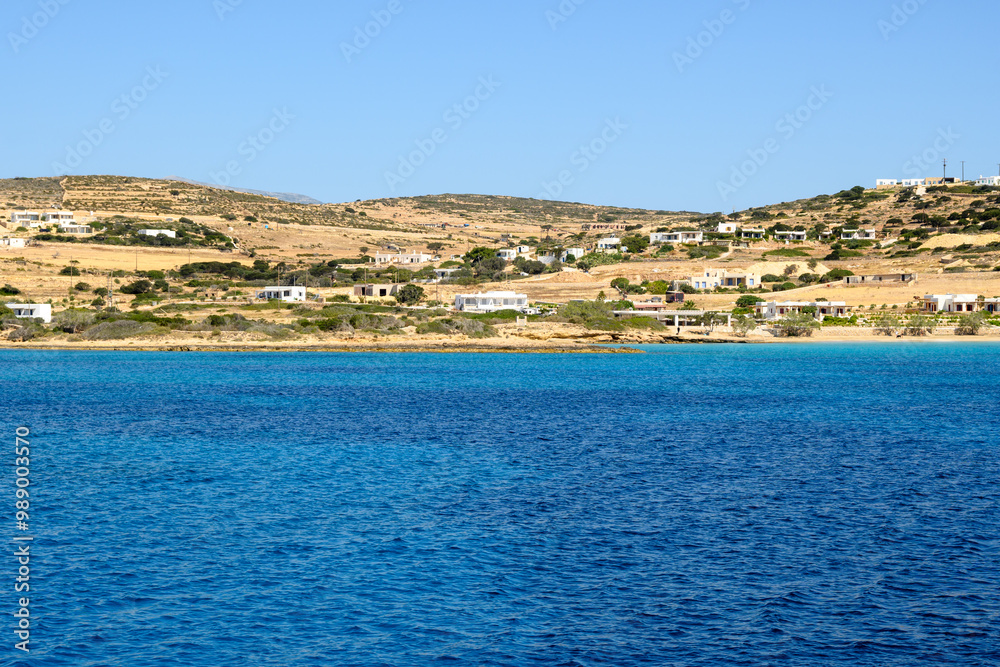 The coast of Ano Koufonisi island. Koufonisia, Small Cyclades, Greece The coast of Ano Koufonisi island. Koufonisia, Small Cyclades, Greece