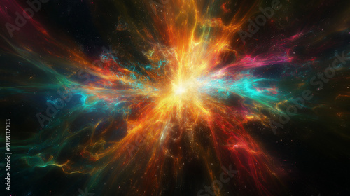 Explosive Supernova Space Burst