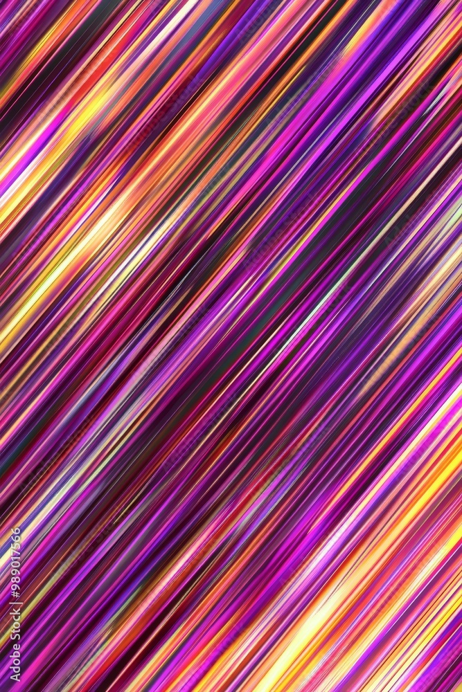 Vibrant diagonal stripes in purple and gold tones create a dynamic and energetic background. Vibrant diagonal stripes in purple and gold tones create a dynamic and energetic background.