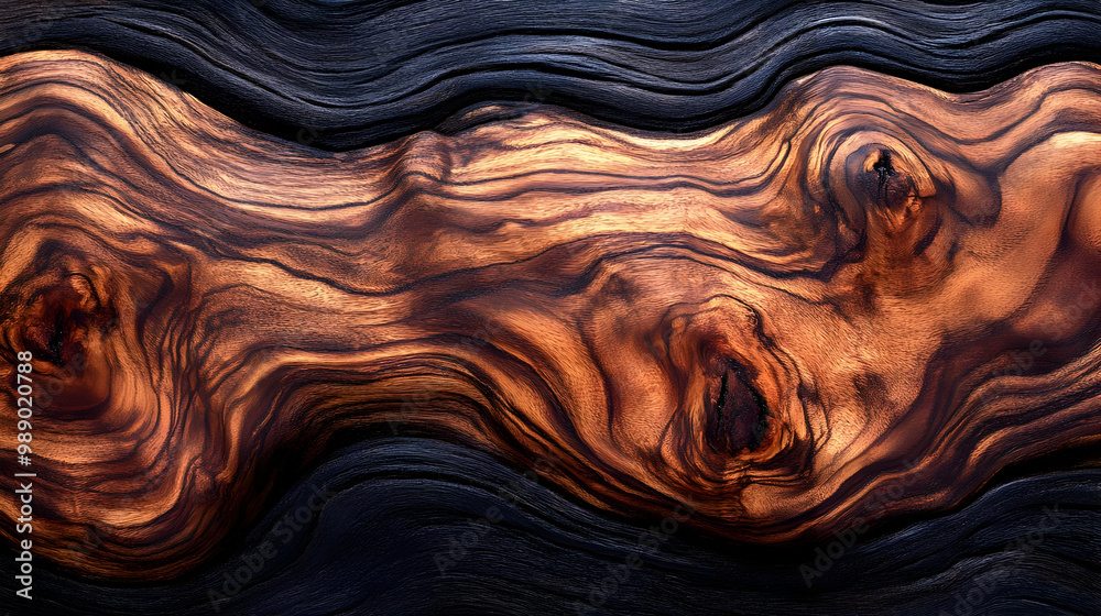 Fototapeta premium Abstract Wood Grain Background with Dark and Light Tones