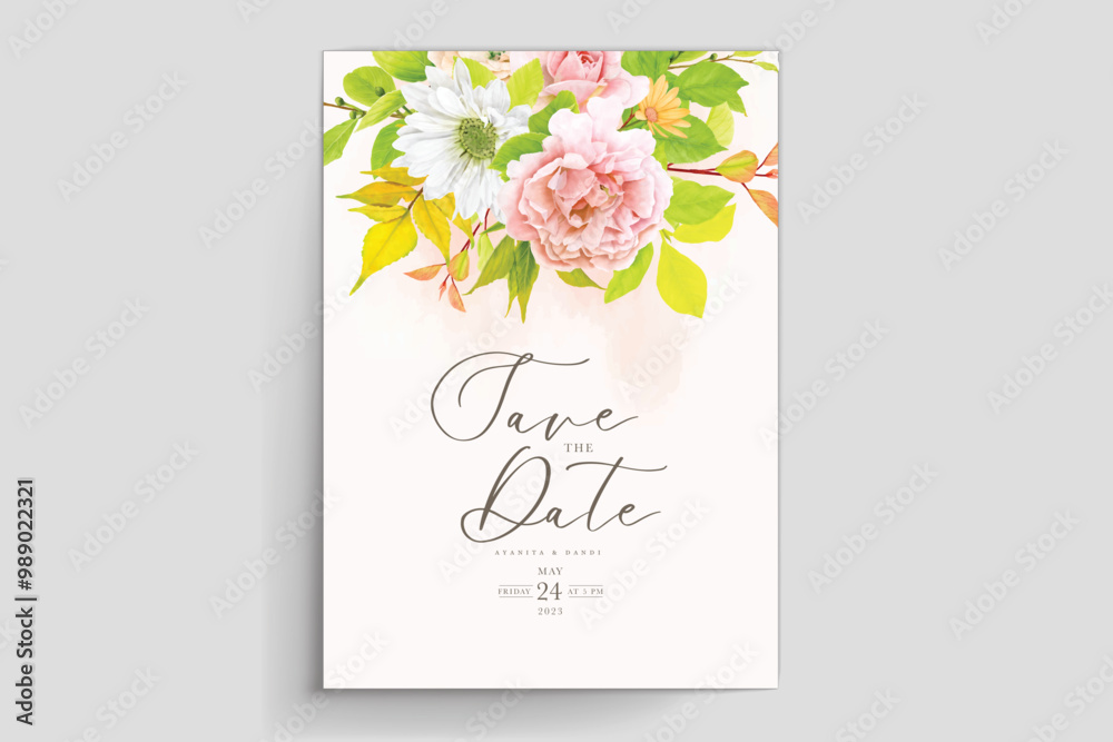 floral ornament wedding invitation card design floral ornament wedding invitation card design