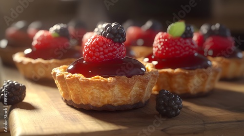 Delicious Raspberry Tarts