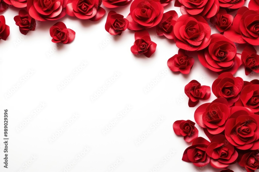 Red rose flower backgrounds petal.