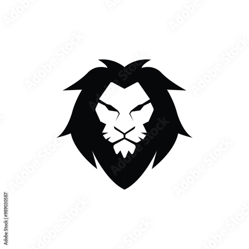 simple lion logo design