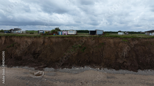 Coastal Erosion Holderness Coast East Yorkshire UK photo