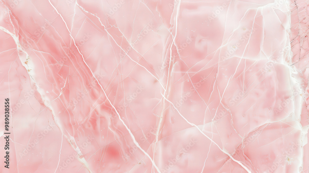 Fototapeta premium Soft Pink Marble Elegance, a luxurious backdrop featuring gentle pink tones intertwined with delicate white veining, perfect for creating a romantic and sophisticated atmosphere.