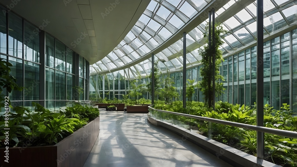 AI-Generated Image of Green Eco Office AI-Generated Image of Green Eco Office