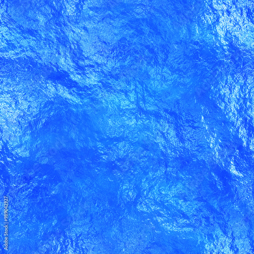 Blue water texture, blue reflective water background