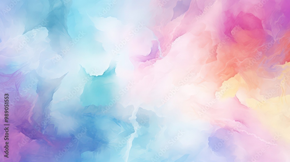 Abstract pastel background with flowing shapes suitable for web design, presentations, social media graphics, invitations, and artistic projects. Generative AI