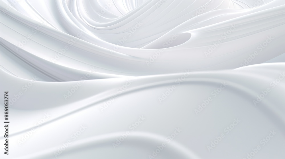 colorful waves abstract background in 3d render.AI generated colorful waves abstract background in 3d render.AI generated