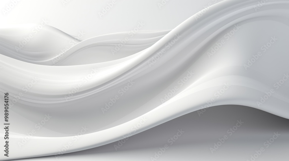 colorful waves abstract background in 3d render.AI generated colorful waves abstract background in 3d render.AI generated