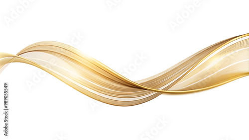 Abstract wavy backdrop with flowing gold lines and swirls, perfect for digital wallpaper design