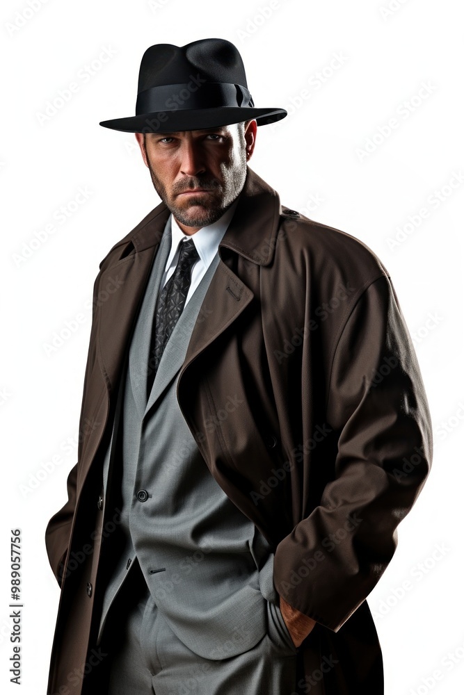 Gangster overcoat portrait blazer. Gangster overcoat portrait blazer.