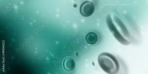 3d rendering red streaming blood cells background 