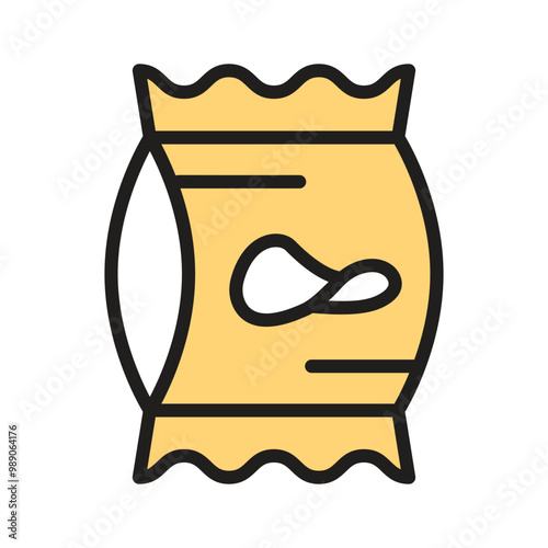 Tasty snack icon, perfect for quick bites