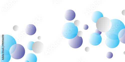 colourfull vector with circles background, spheres. Abstract spots. style with colored gradient. 