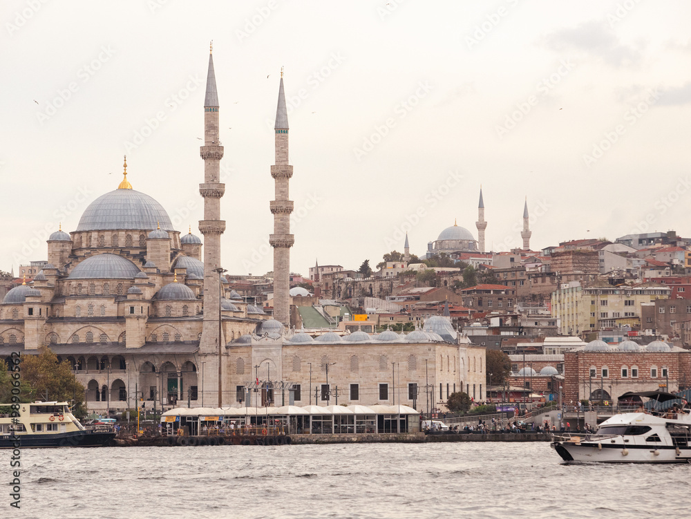 Naklejka premium blue mosque city, Istanbul