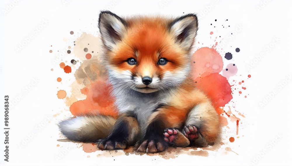 Fototapeta premium süßes Fuchsbaby