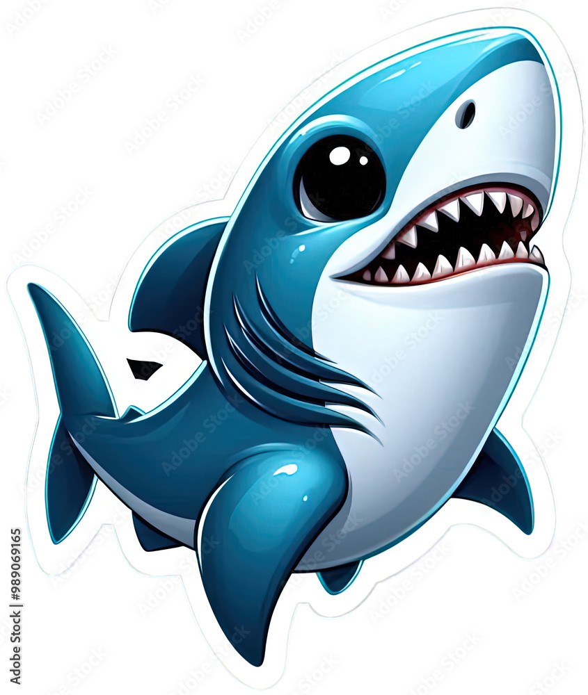 Fototapeta premium Shark Tales: Fin-tastic Adventures