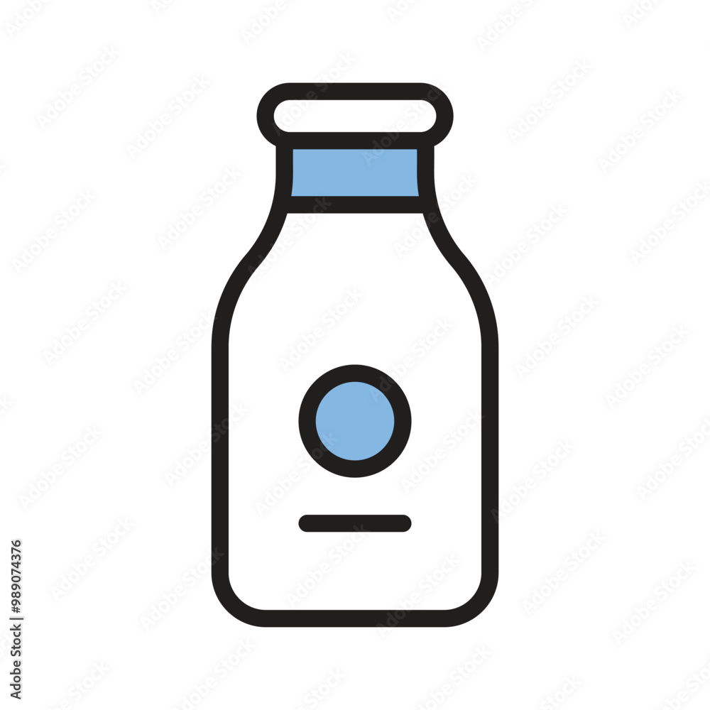 Clean and simple white drink bottle icon Clean and simple white drink bottle icon