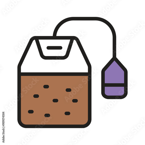 Tea bag icon representing convenient brewing solutions