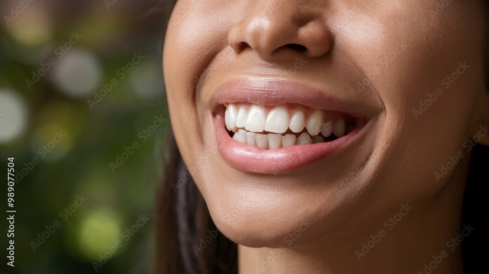 Obraz premium close up of a person smiling