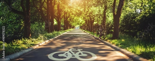 Eco-Friendly Bike Lane Surr...