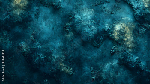 Textured Teal Abstract Background: Digital Art for Design Projects